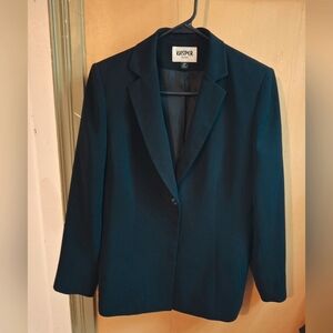 KASPER Black Blazer Women's 8P Excellent Pre-owned ArmPit To ArmPit 19-20"